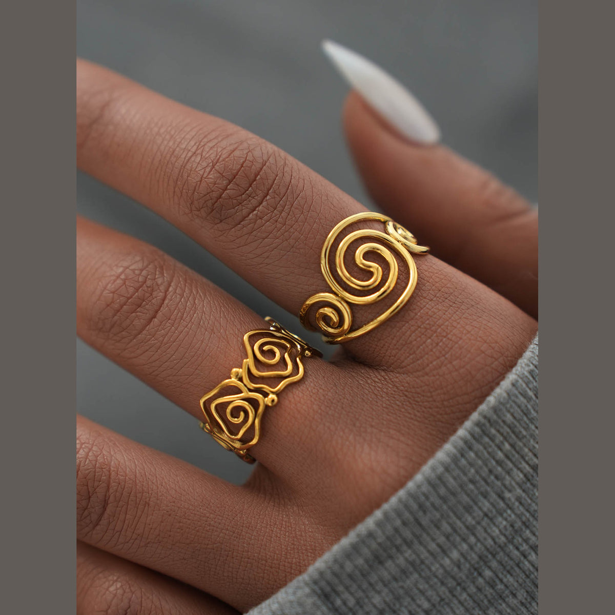Spiral Ring for Women – image 4