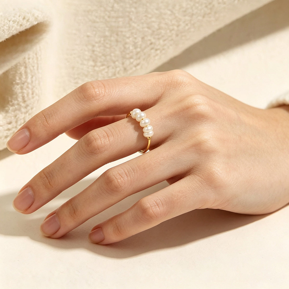 Pearl Ring for Women – image 4
