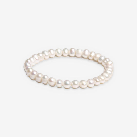 Cultured Freshwater Pearl Stretch Bracelet
