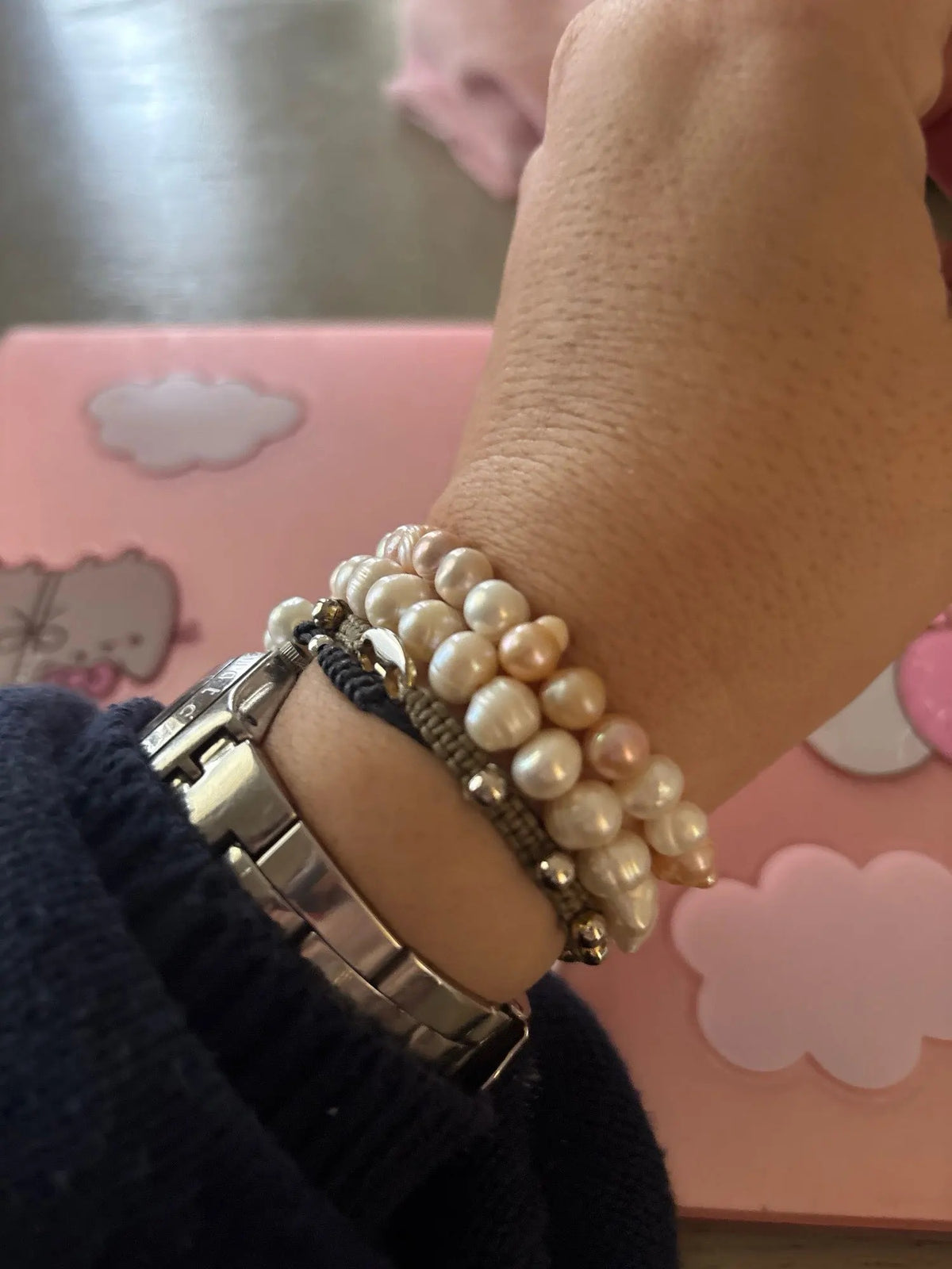 Cultured Freshwater Pearl Stretch Bracelet