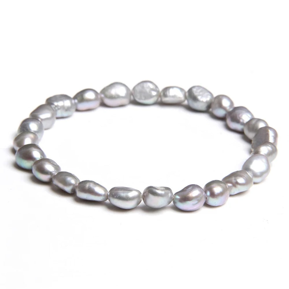 Cultured Freshwater Pearl Stretch Bracelet