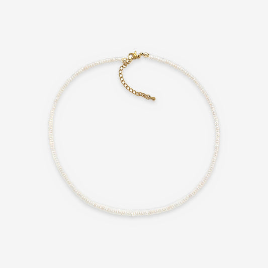 Dainty Seed Pearl Necklace