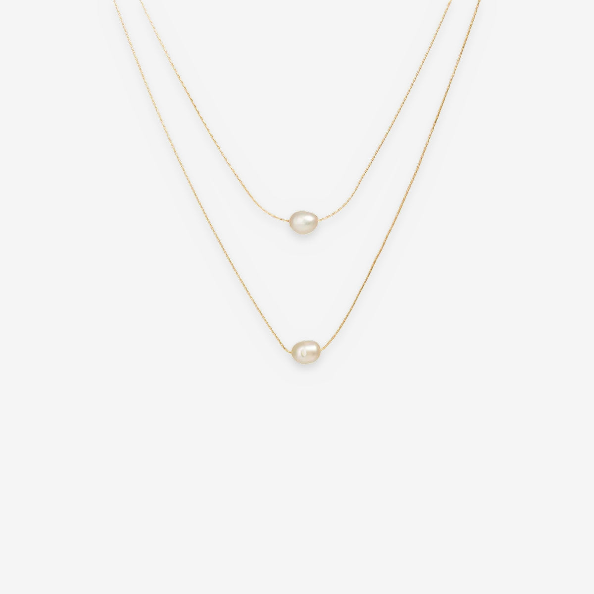 Layered Cultured Freshwater Pearl Necklace
