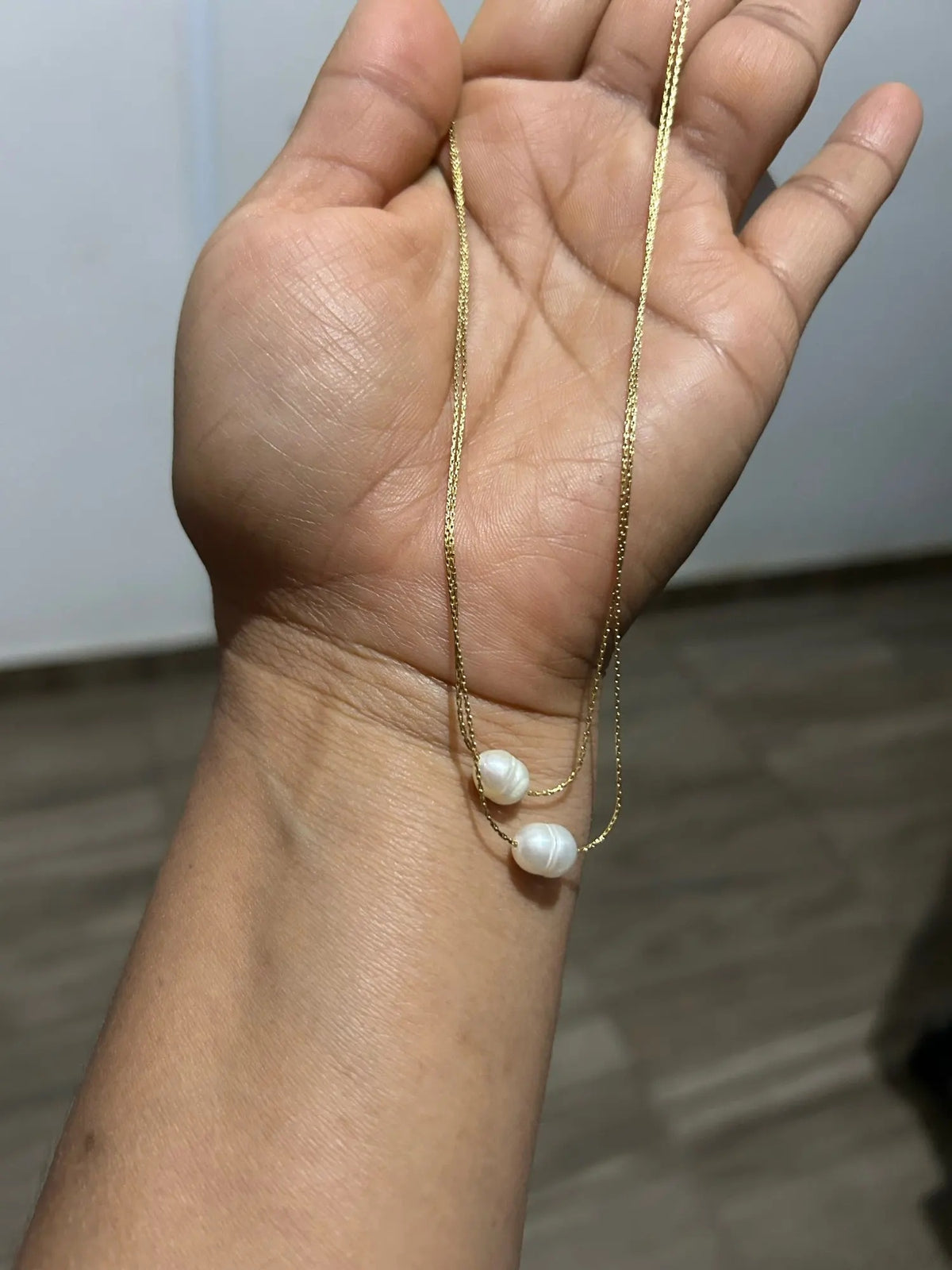 Layered Cultured Freshwater Pearl Necklace