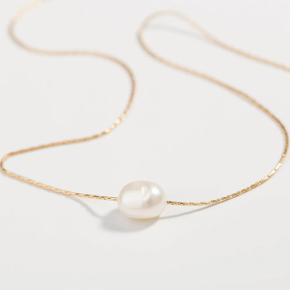 Layered Cultured Freshwater Pearl Necklace